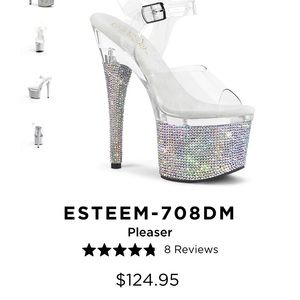 Pleaser Heel 7” size 7